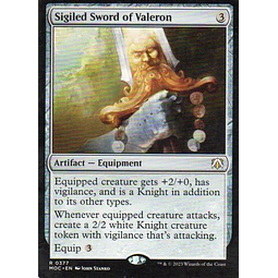 Sigiled Sword of Valeron MOC 377 Rare Ingles