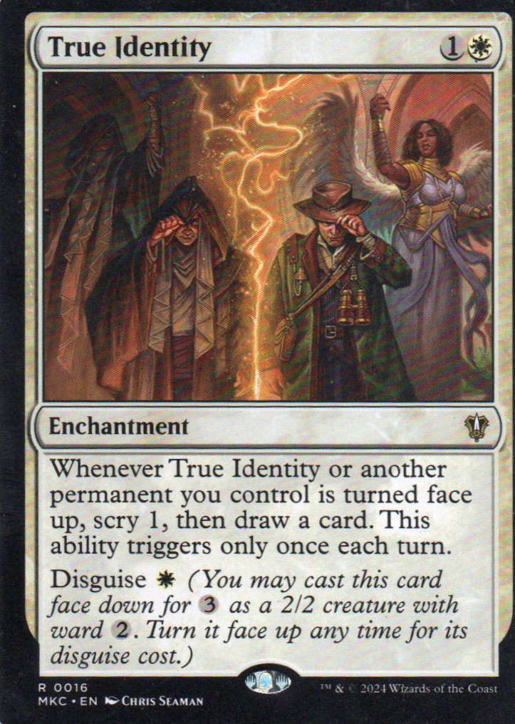 True Identity MKC 016 Rare Ingles