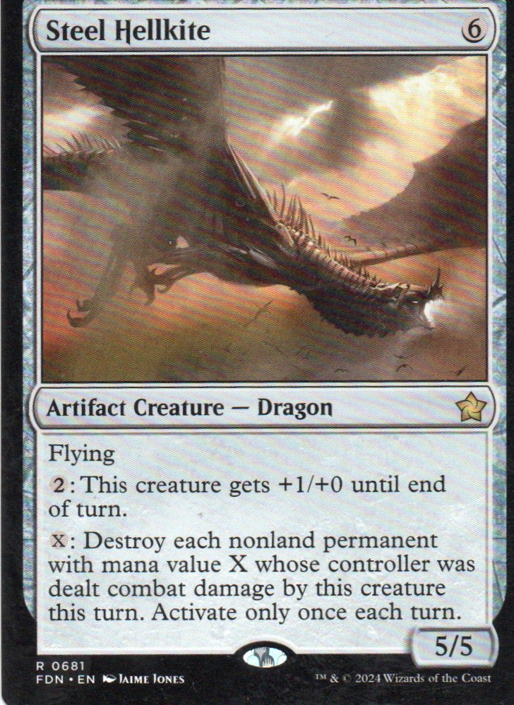 Stell Hellkite FDN 681 Rare Ingles