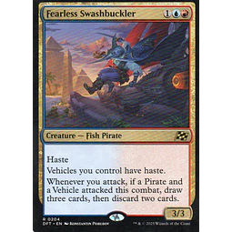 Fearless Swashbuckler DFT 204 Rare Ingles