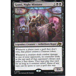 Gonti, Night Minister DFT 087 Rare Ingles
