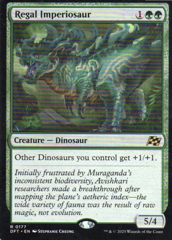 Regal Imperiosaur DFT 177 Rare Ingles