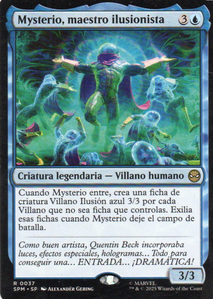 Mysterio, Maestro Ilusionista SPM 037 Rare Ingles