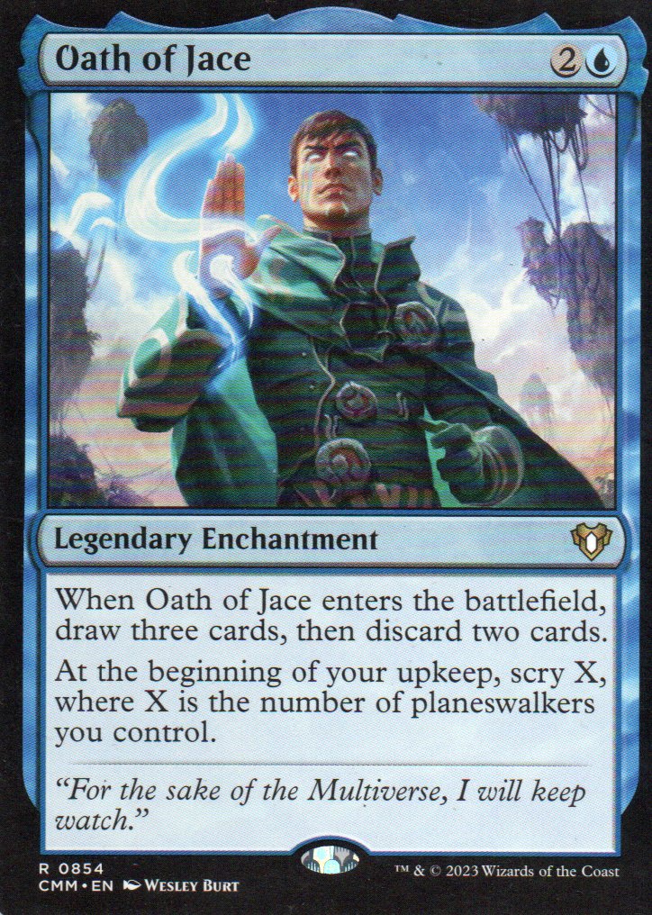 Oath of Jace CMM 854 Rare Ingles