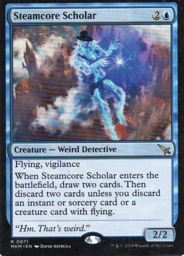 Steamcore Scholar MKM 071 Rare Ingles