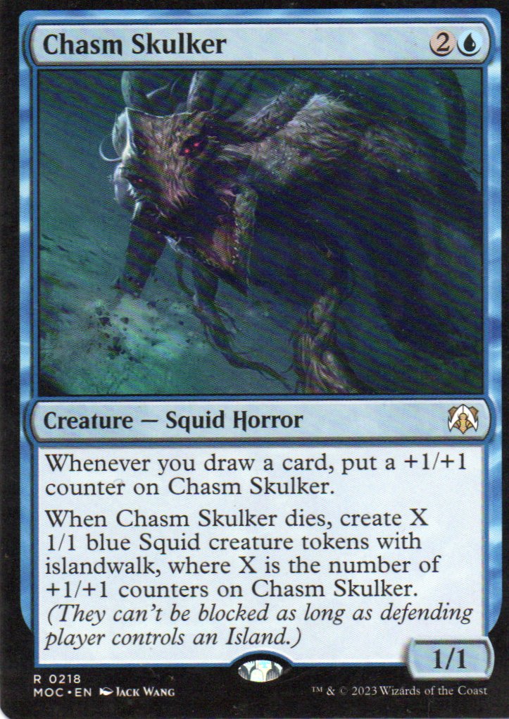 Chasm Skulker MOC 218 Rare Ingles