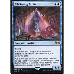 All-Seeing Arbiter SNC 034 Mythic rare Ingles
