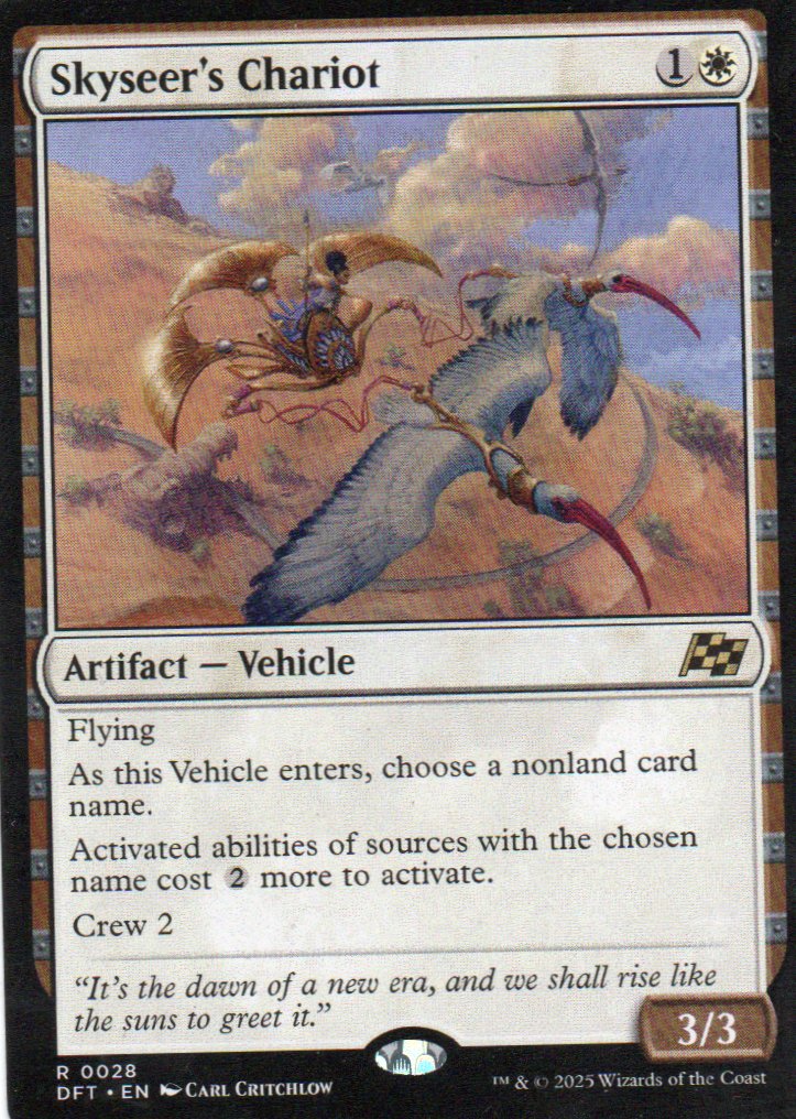 Skyseer's Chariot DFT 028 Rare Ingles