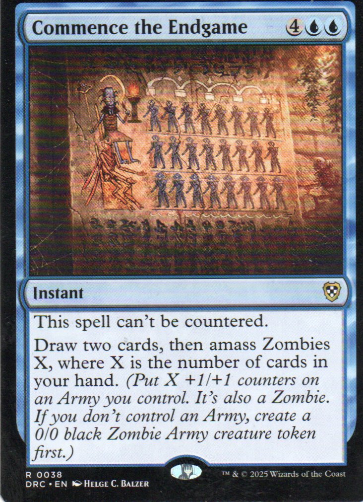 Commence the Endgame DRC 038 Rare Ingles