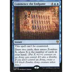 Commence the Endgame DRC 038 Rare Ingles