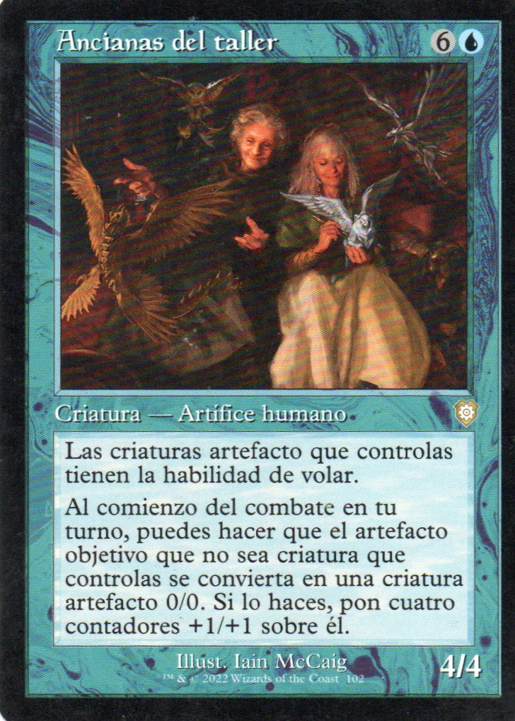 Ancianas del Taller 102 Rare Ingles