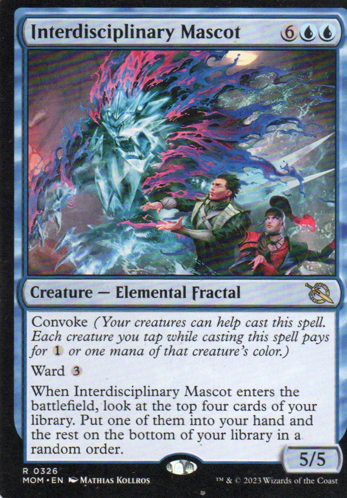 Interdiciplinary Mascot MOM 326 Rare Ingles