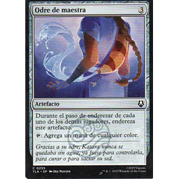 Odre de Maestra TLA 255 commun español