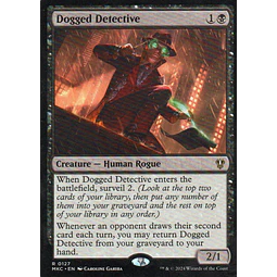 Dogged Detective MKC 127 Rare Ingles
