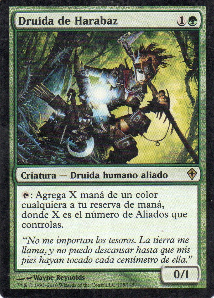 Druida de Harabaz 105 Rare español