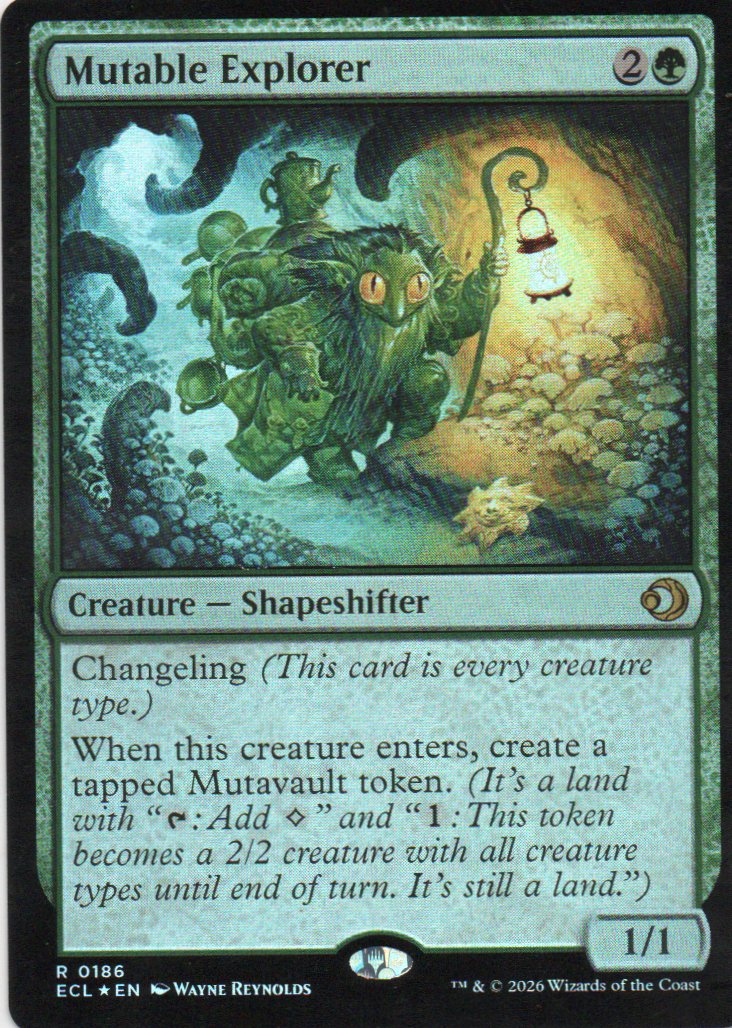 Mutable Explorer ECL 186 Rare Foil Ingles