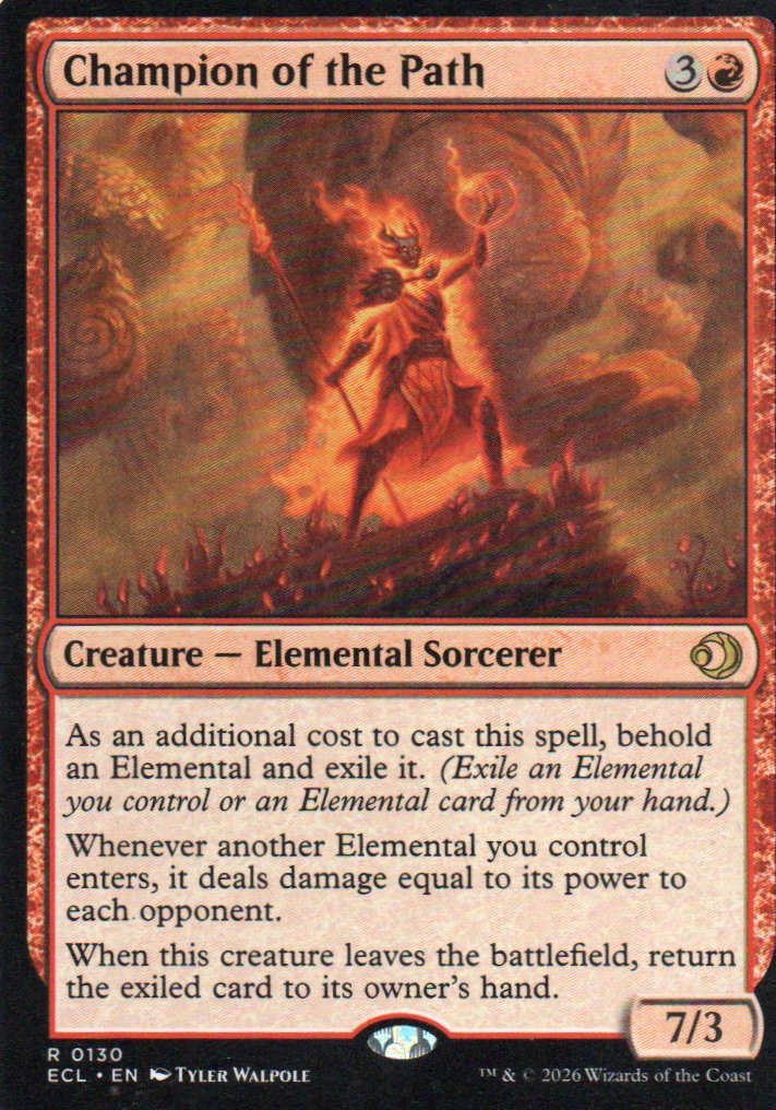 Champion of the Path ECL 130 Rare Ingles