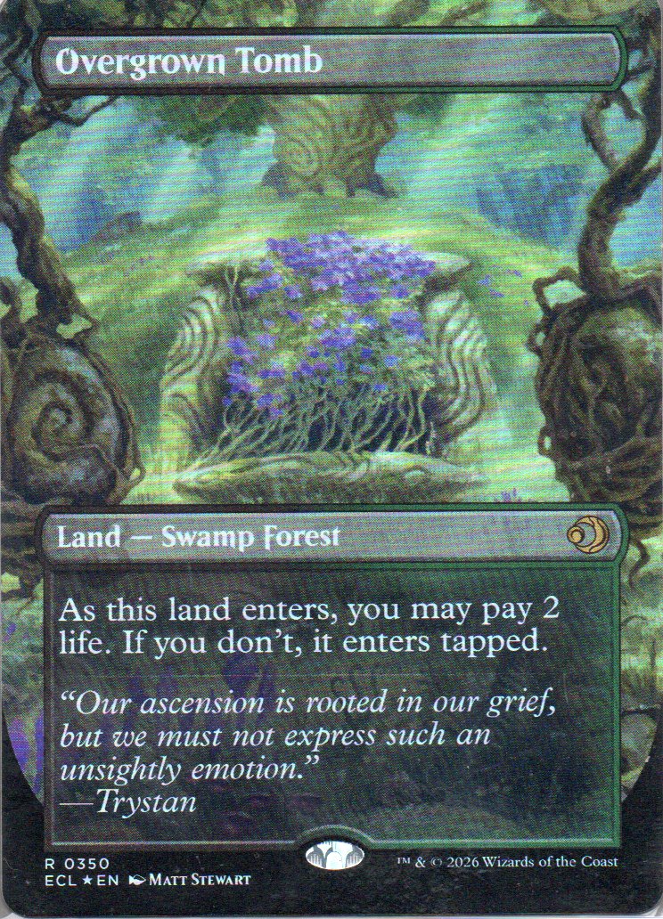 Overgrown Tomb ECL 350 Rare Foil Ingles