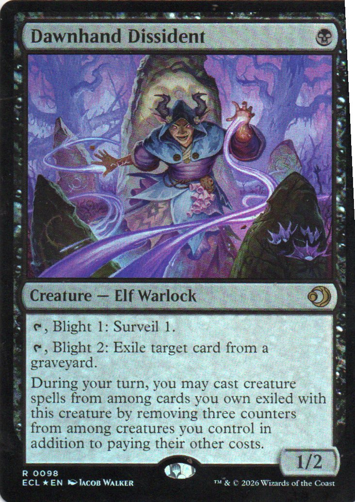 Dawnhand Dissident ECL 098 Rare Foil Ingles