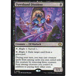 Dawnhand Dissident ECL 098 Rare Ingles