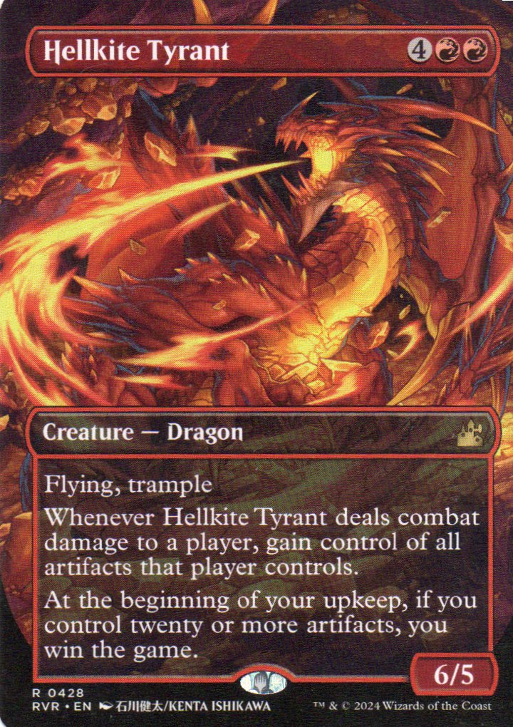 Hellkite Tyrant RVR 428 Rare Ingles