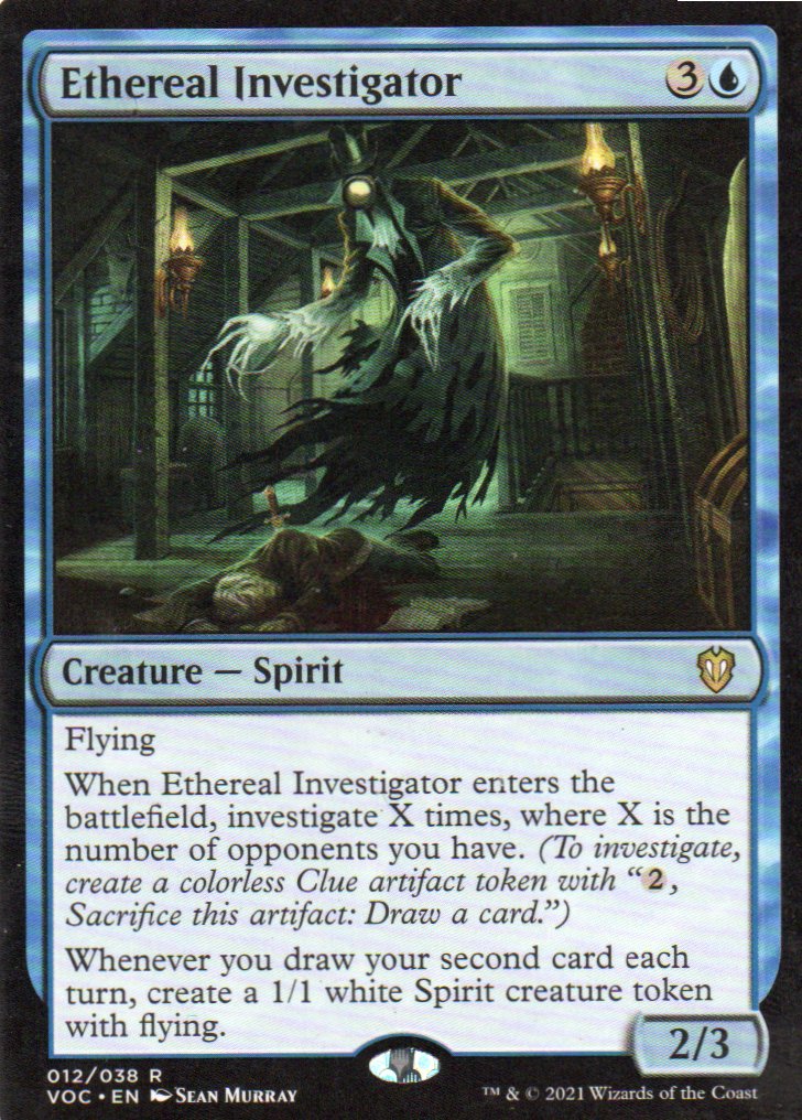 Ethereal Investigator VOC 012 Rare Ingles