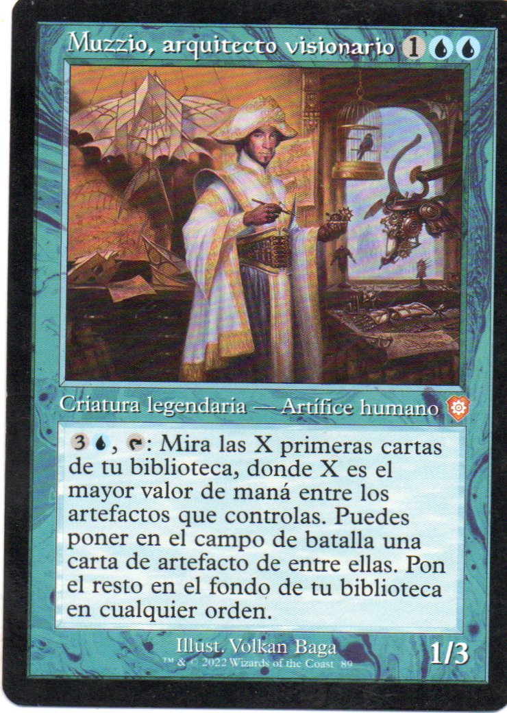 Muzzio, Arquitecto Visionario 89 Mythic rare Español