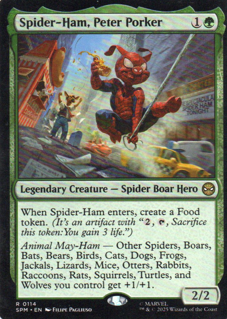 Spider-Ham, Peter Porker SPM 114 Rare Ingles