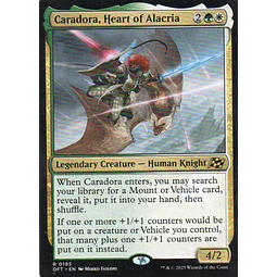 Caradora, Heart of Alacria DFT 195 Rare Ingles