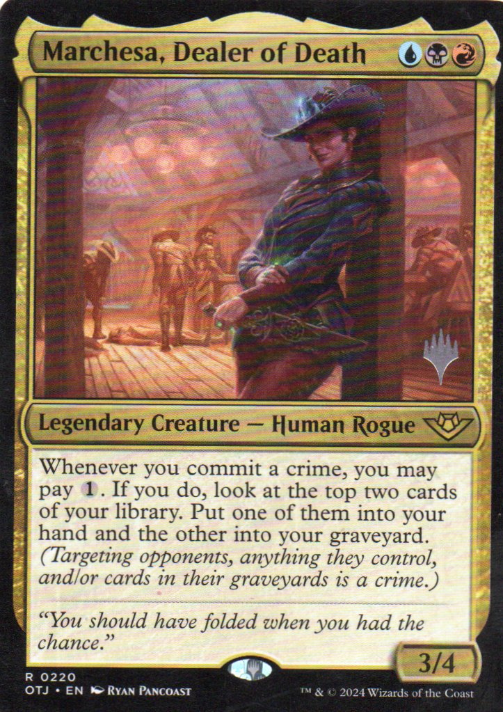Marchesa, Dealer of Death OTJ 220 Rare Ingles