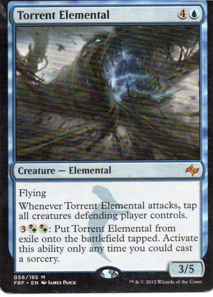 Torrent Elemental FRF 056 Mythic rare Ingles