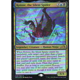 Kotose, the Silent Spider NEO 228 Rare Foil Ingles