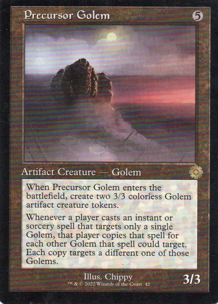 Precursor Golem 42 Rare Ingles