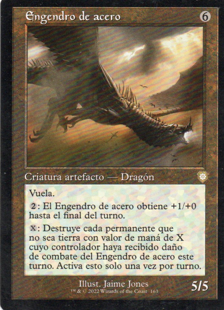 Engendro de Acero 163 Rare Español
