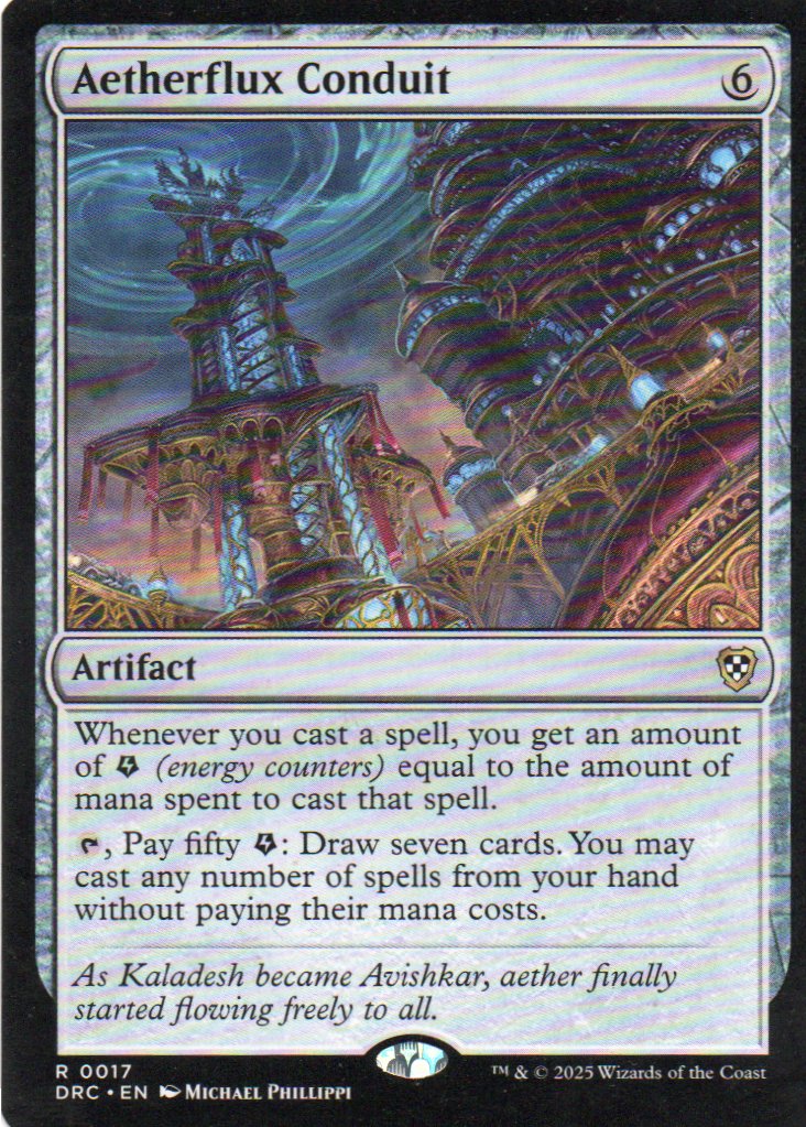 Aetherflux Conduit DRC 017 Rare Ingles