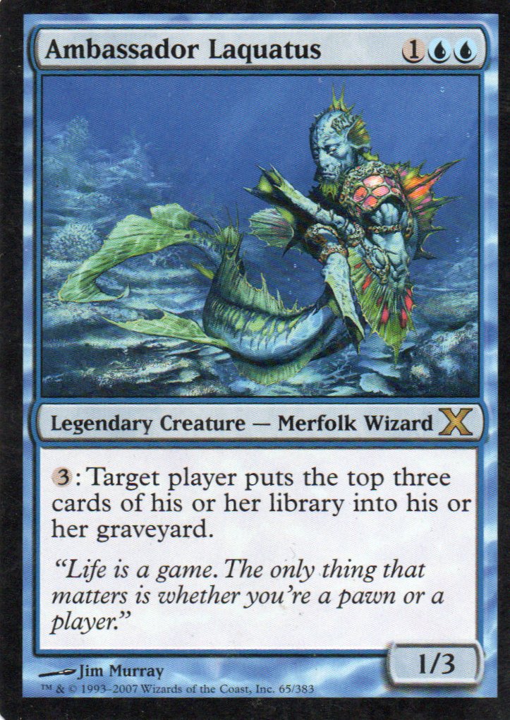 Ambassador Laquatus 65 Rare Ingles