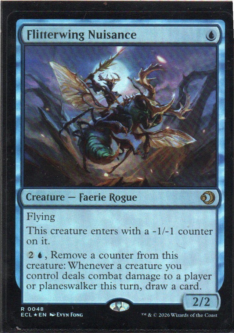 Flitterwing Nuisance ECL 048 Rare Foil Ingles