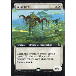 Belonging ECC 025 Rare Ingles