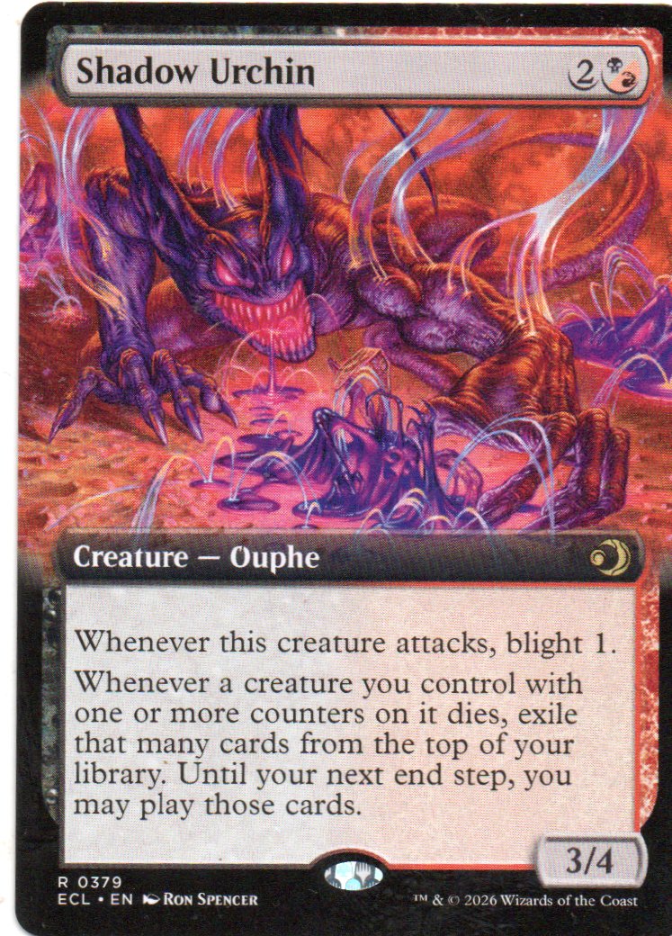 Shadow Urchin ECL 379 Rare Ingles