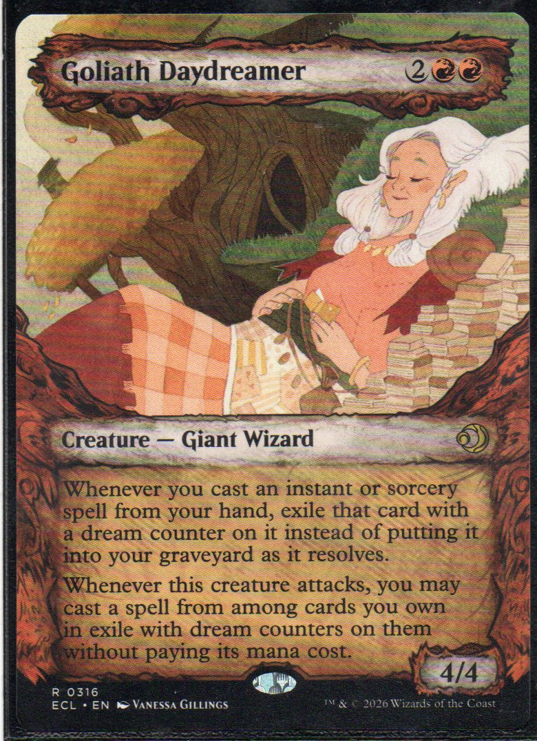 Goliath Daydreamer ECL 316 Rare Ingles