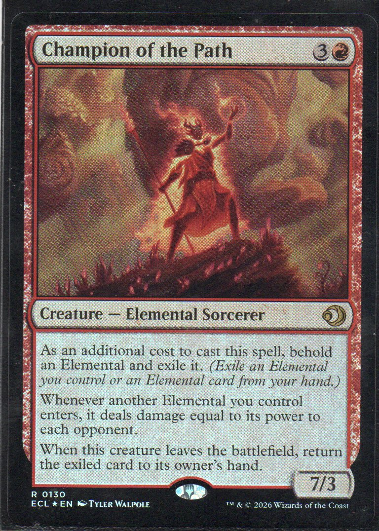 Champion of the Path ECL 130 Rare Foil Ingles