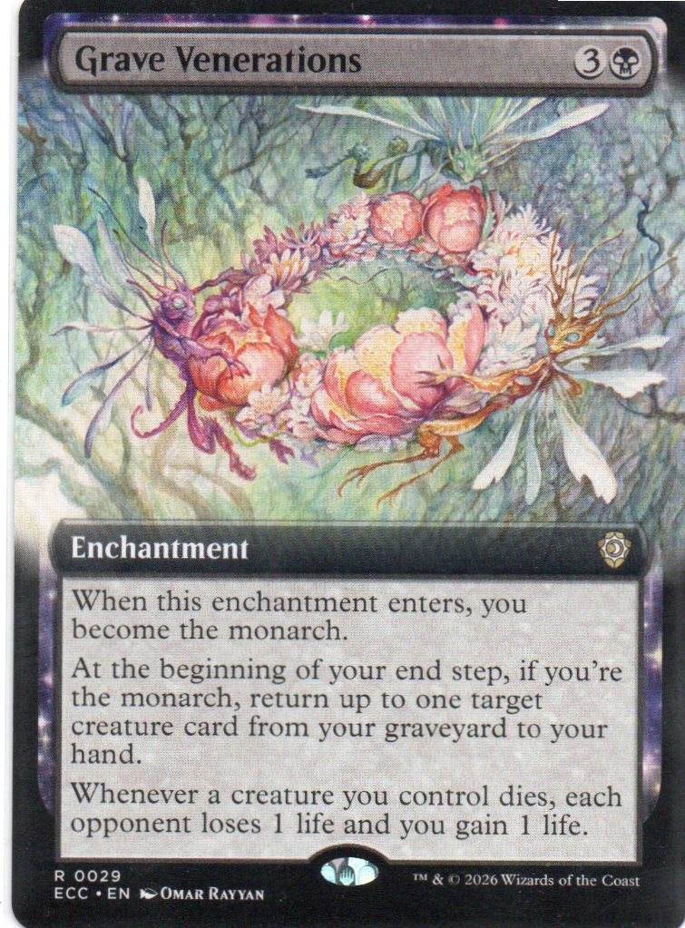 Grave Venerations ECL 029 Rare Ingles
