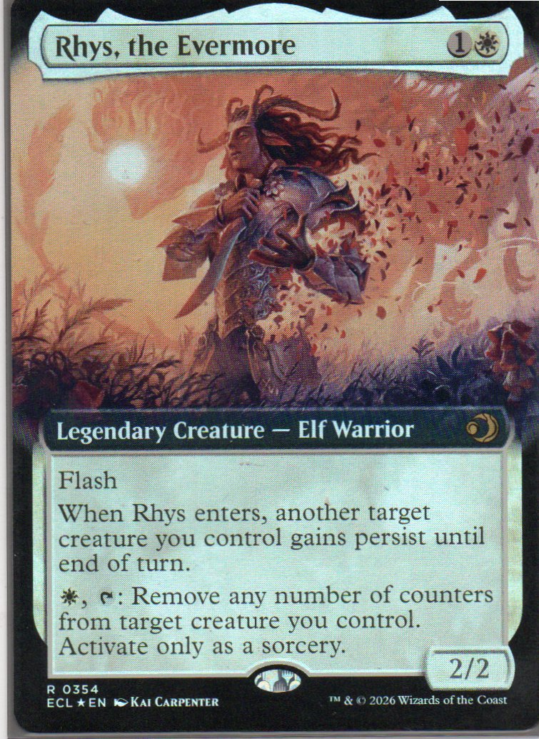 Rhys, the Evermore ECL 354 Rare Foil Ingles