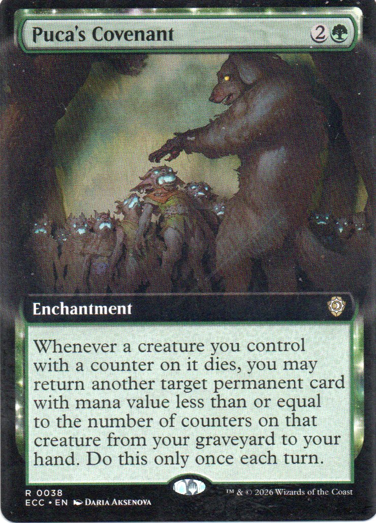 Puca's Covenant ECL 038 Rare Ingles
