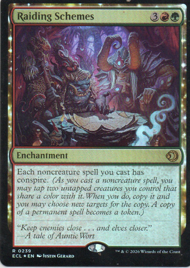 Raiding Schemes ECL 239 Rare Foil Ingles