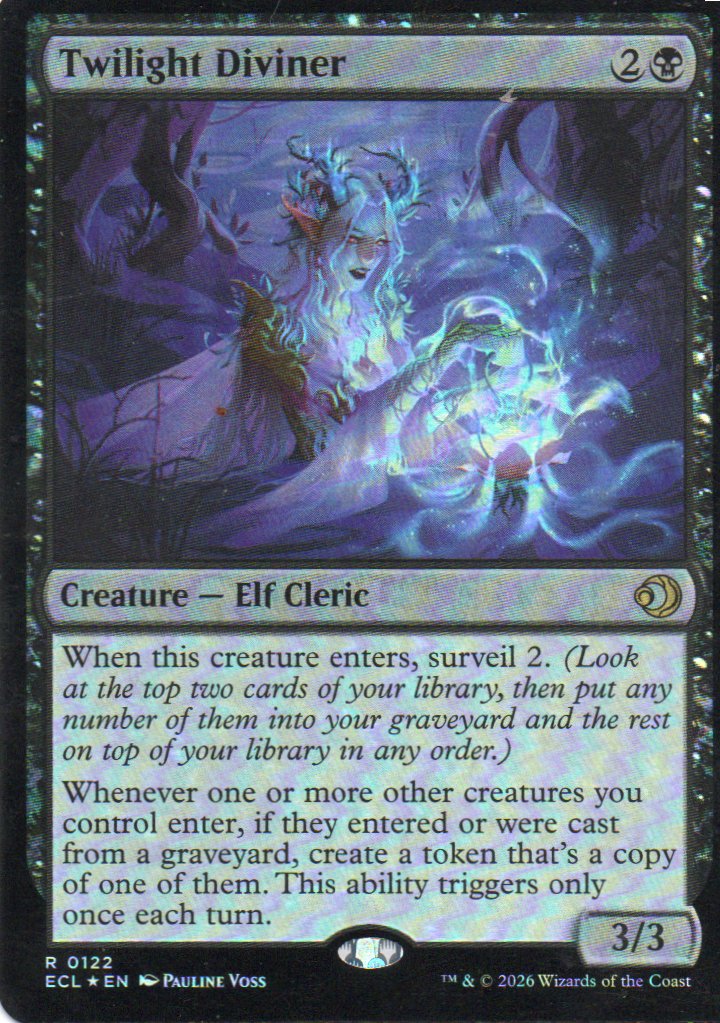 Twilight Diviner ECL122 Rare Foil Ingles