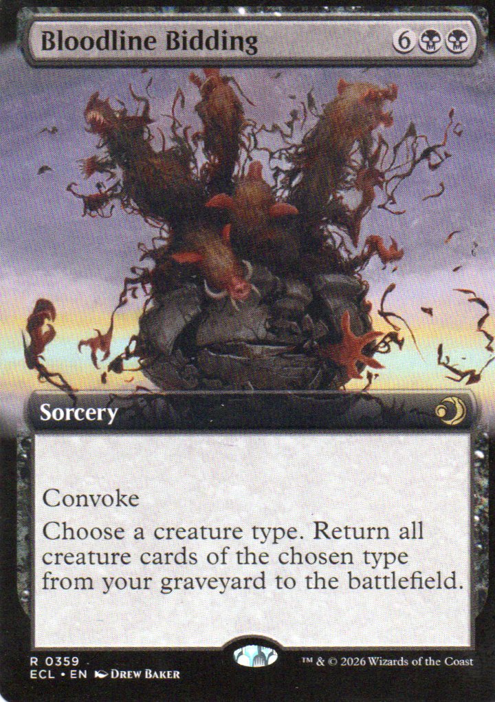 Bloodline Bidding ECL 359 Rare Ingles