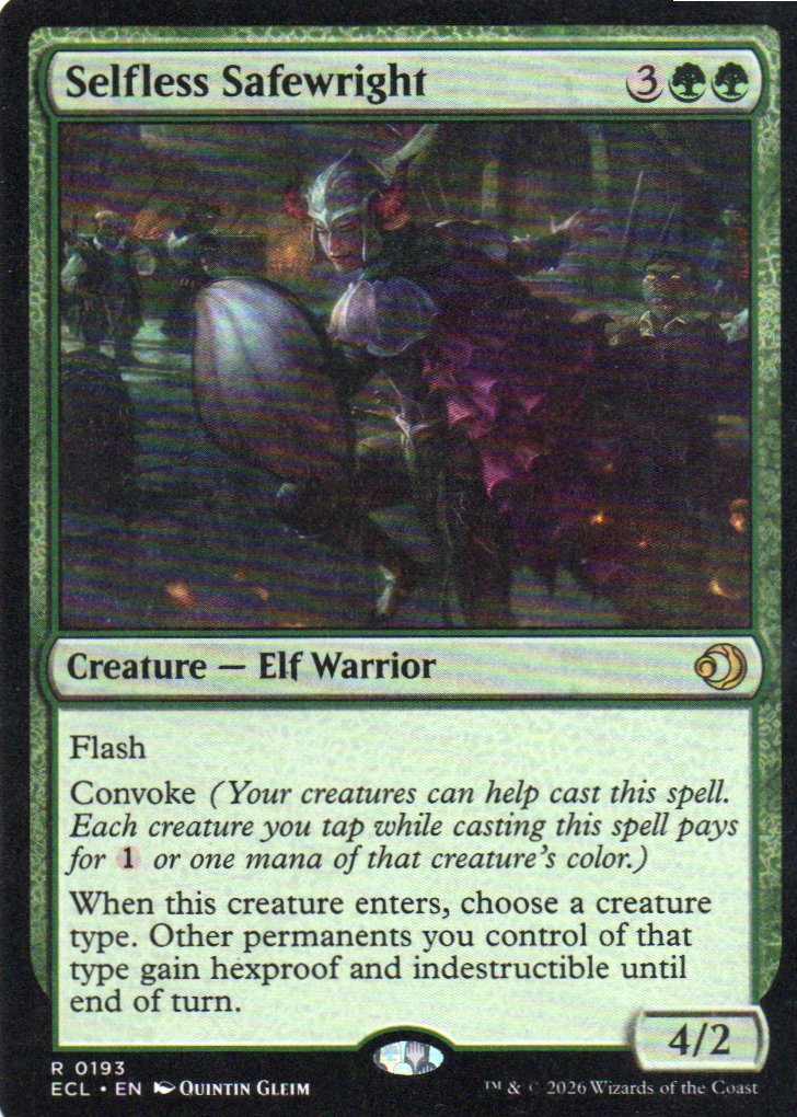 Selfless Safewright ECL 193 Rare Ingles
