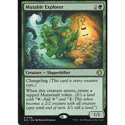 Mutable Explorer ECL 186 Rare Ingles