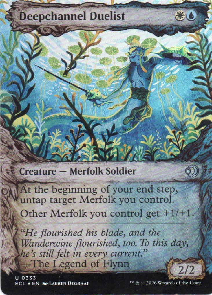 Deepchannel Duelist ECL 333 Uncommun foil Ingles